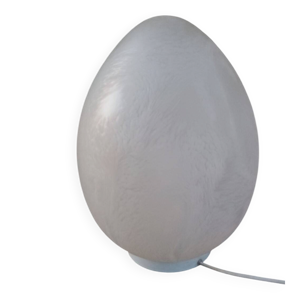 Lampe œuf Domec, verre