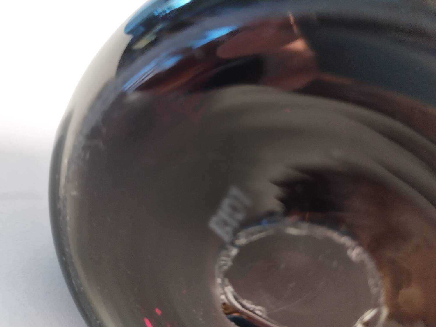 Biot bubble glass candle holder