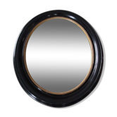 Mirror blackened wood Napoleon III era - 59x51cm