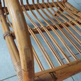 Rattan armchair