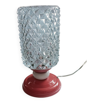 Pop orange table lamp from the 1960s