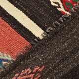 6x9 Red Cream Handmade Wool Vintage Rug, 178x274Cm