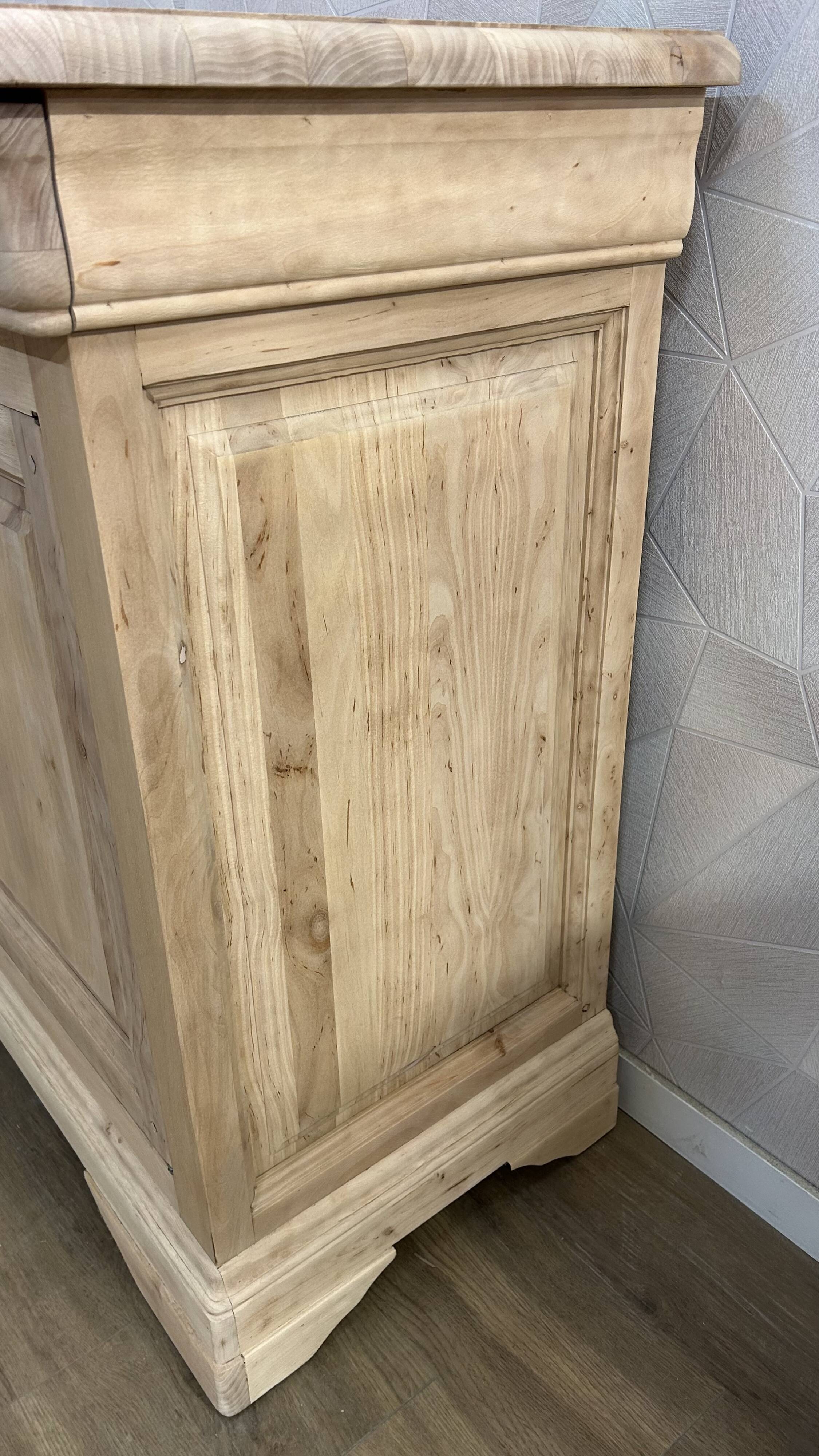 Louis Philippe sideboard in solid airbrushed beech