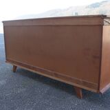 Rattan sideboard attributed to Audoux Minet