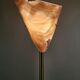 Lampadaire en laiton et verre de Murano rose par La Murrina