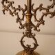 Candlestick 3 arms in brass