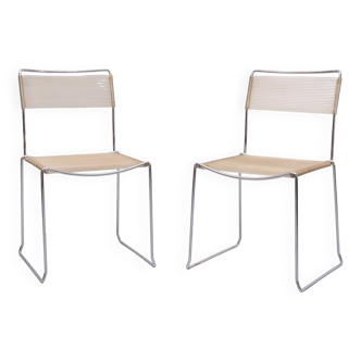 Pair Spaghetti Chair by Giandomenico Belotti for Alias, 1980s