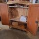 Antique fir wardrobe