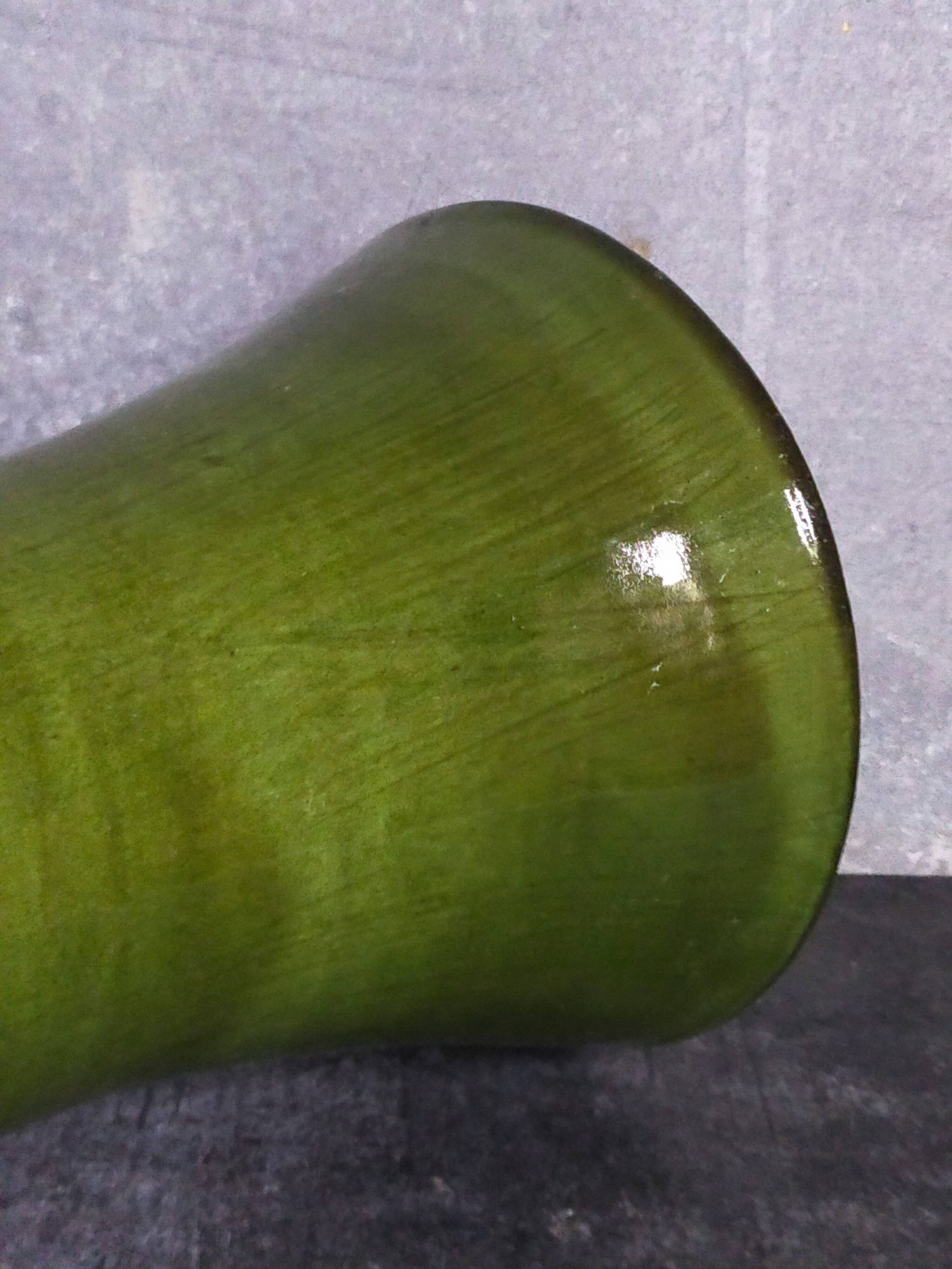 Vintage ceramic diabolo vase from the 1950s