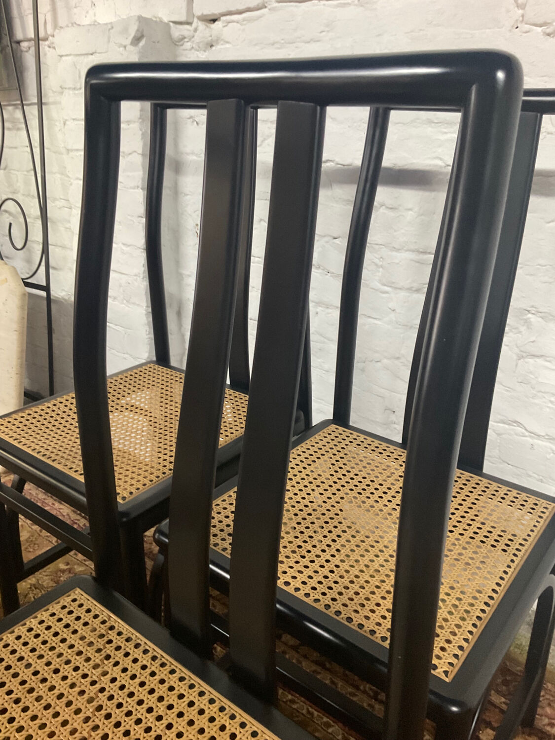 Series of 4 Annig Sarian chairs from the 80s