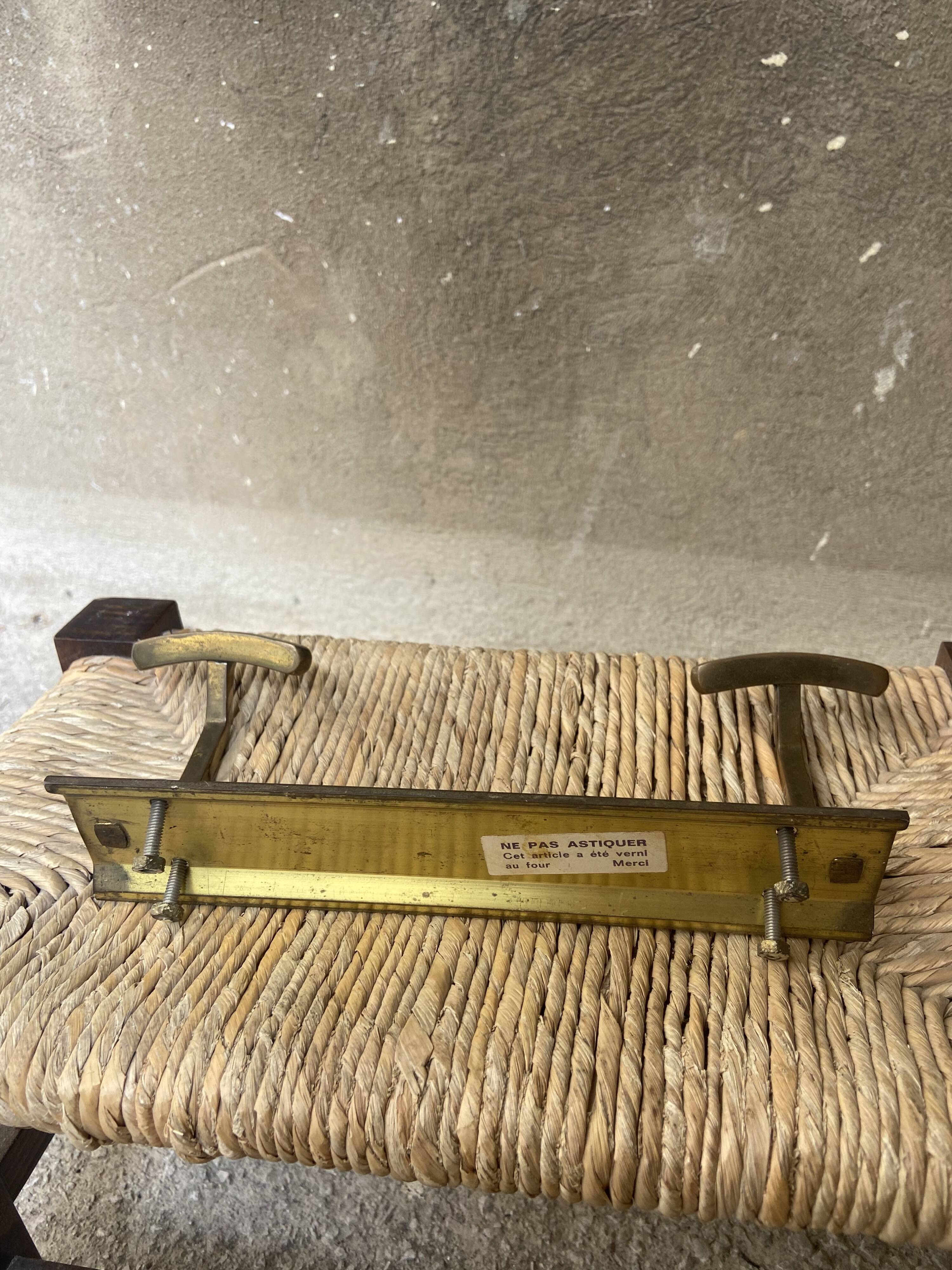 Double brass wall hook