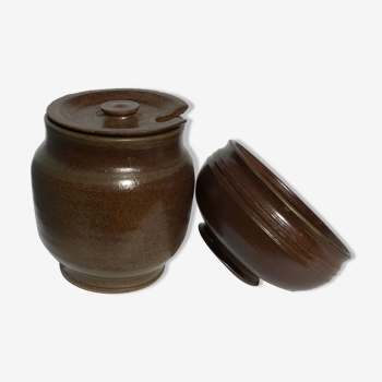 Pot lid and bowl Volkoff Vallauris