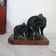 Art Deco bookends, wood and marble, Armand