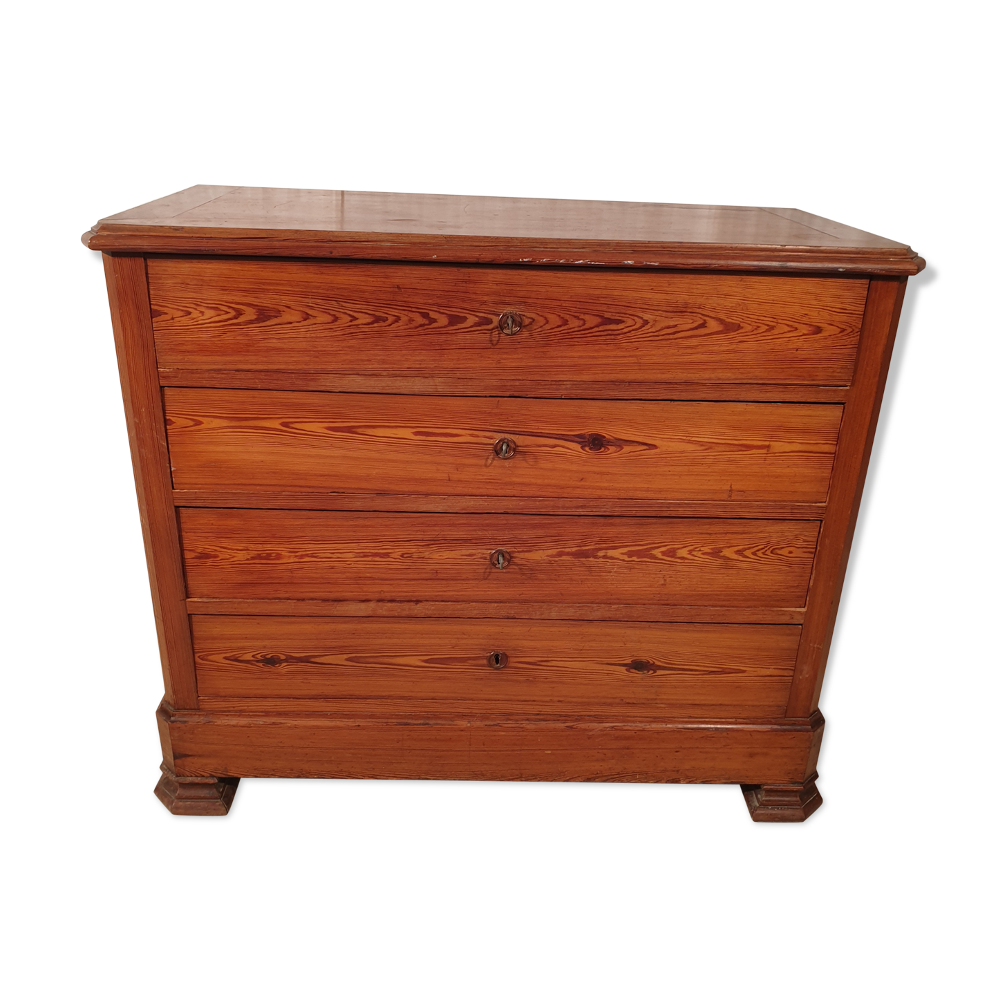 Commode en pitchpin