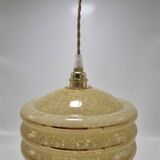 Speckled glass pendant light