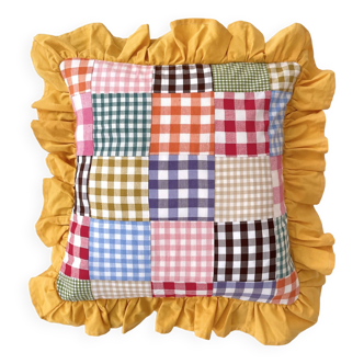 Coussin patchwork