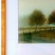 Tableau signé Richard LITZELMANN (1951-2020) – Aquarelle - Paysage champêtre