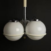 Lustre globe en verre de Murano par Gino Sarfatti, Italie, années 1960