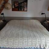 Antique crochet bedspread