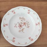 Set of 4 Limoges porcelain soup plates