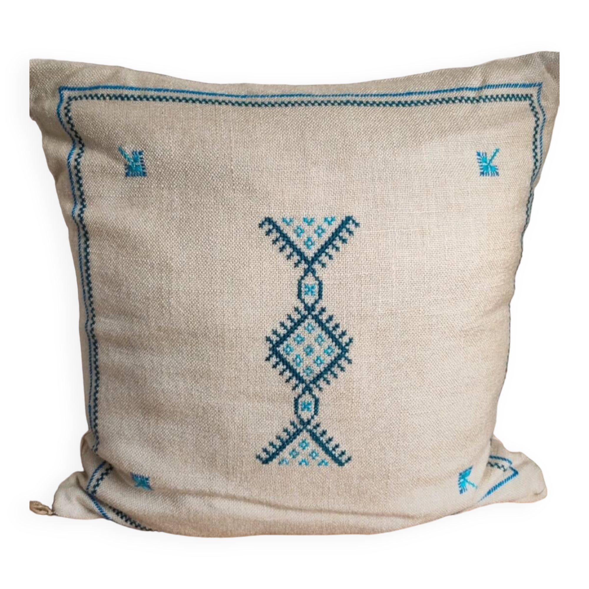 Berber Kerkennah blue cushion
