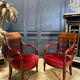 Pair of empire period armchairs