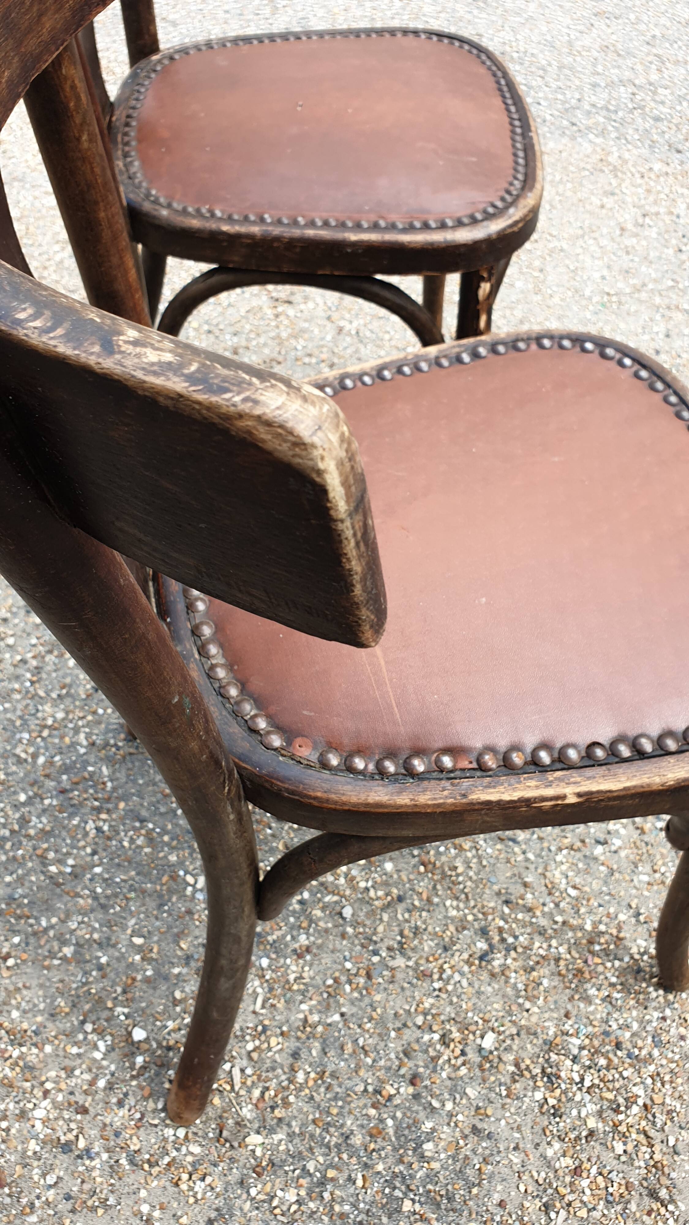 Pair of fischel bistro chairs