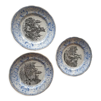 Joan of Arc historiated plates