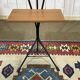 1960s floor lamp with three lights and its period lampshades.