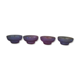 Série de quatre coupelles pour lustre