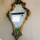 Golden rococo mirror