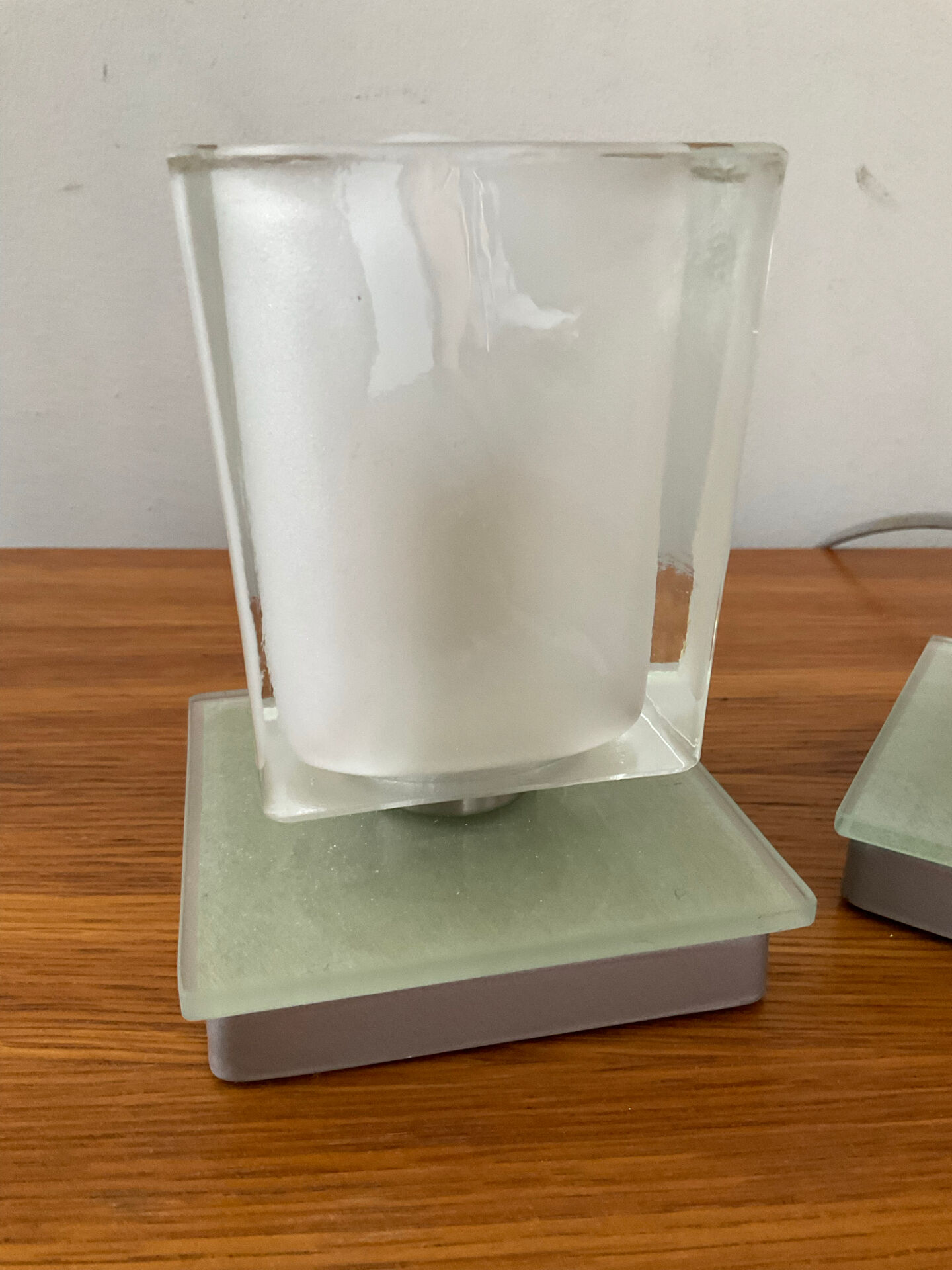 Pair of Ice Cube lamps from the 80s-90s.