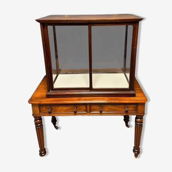 Mahogany display cabinet