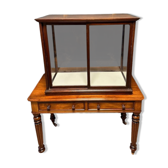 Mahogany display cabinet