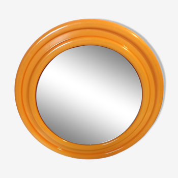 Miroir rond salc italie orange