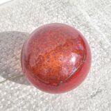 Bruno Evrard blown glass ball lamp