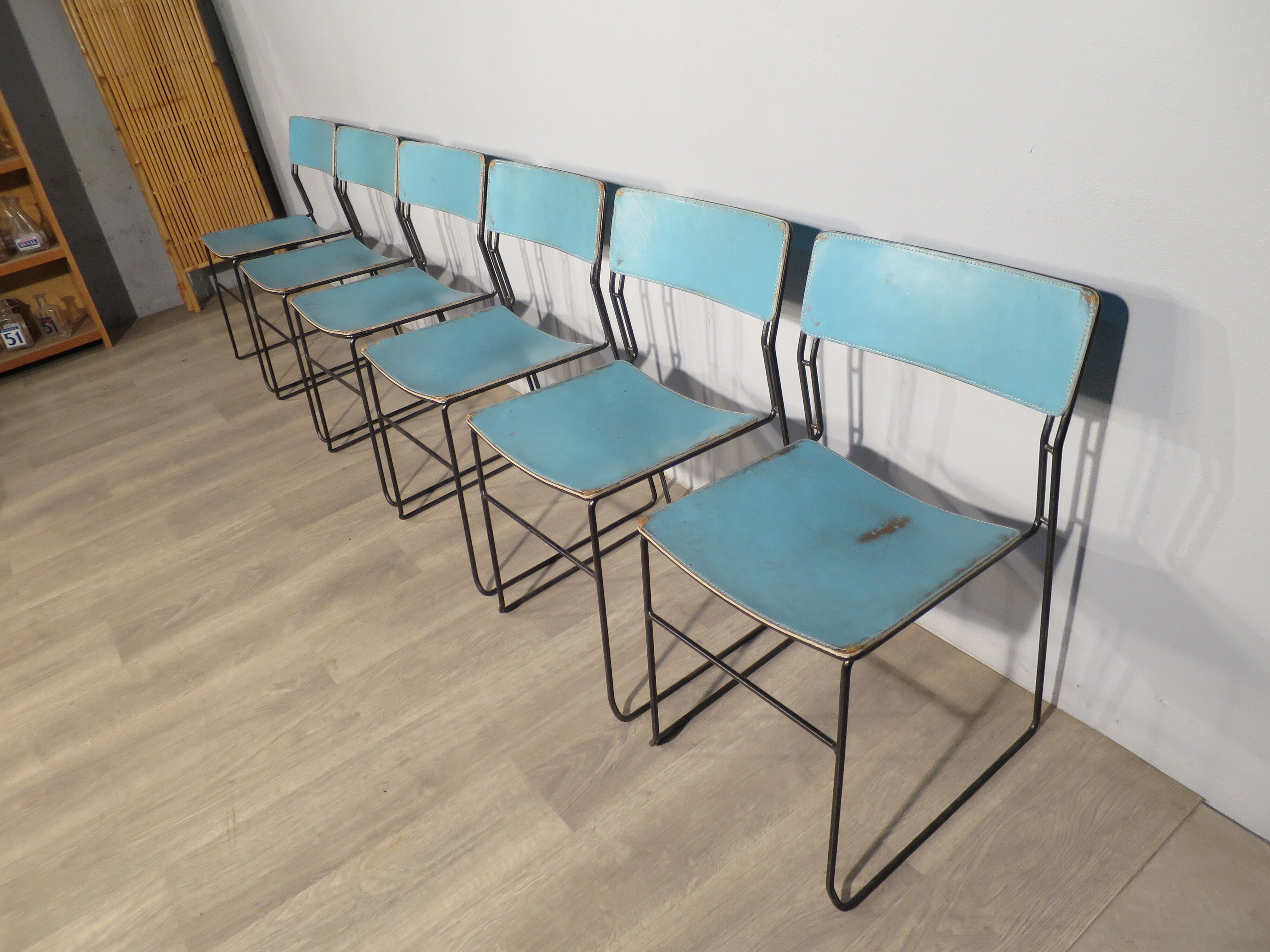 6 Sultana living room chairs by Arrben, Italy, 1970