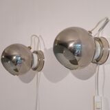 Pair of Scandinavian wall sconces "Trivel belysning" Sweden 1970
