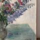 Bouquet de printemps, huile sur toile signée 1964