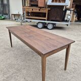 Old farmhouse table, one drawer 1m95