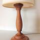 Turned wood lamp vintage 60s-70s