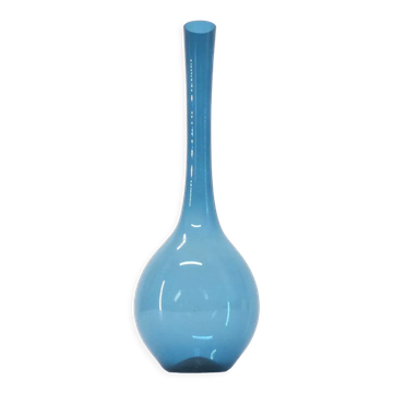 Vase tulipe scandinave bleu 1960