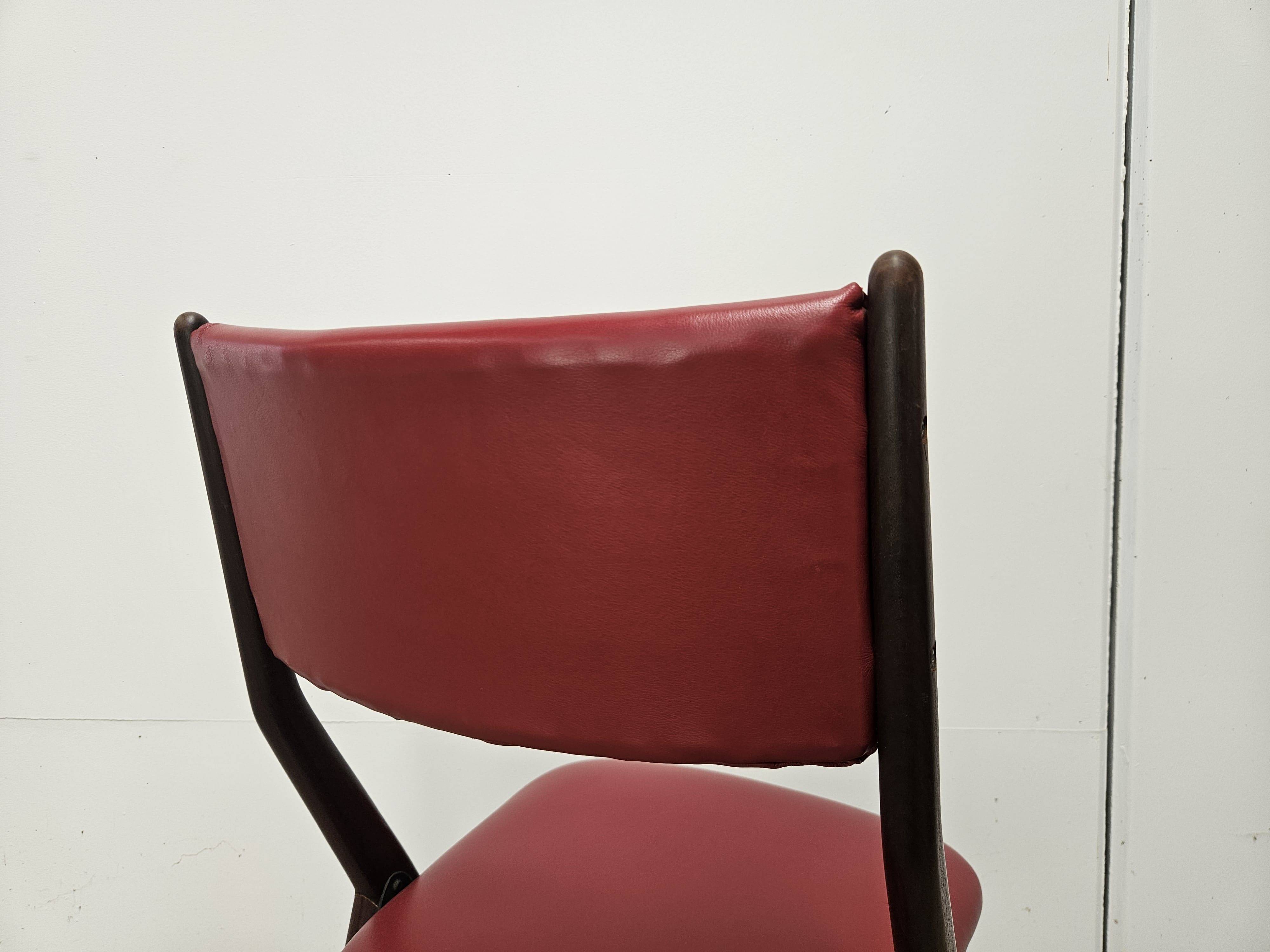 Six chairs by Gaetano and Alessandro Besana, 1960