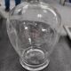 Vintage engraved glass carafe
