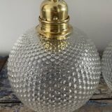 Pair of wall sconces glass globes