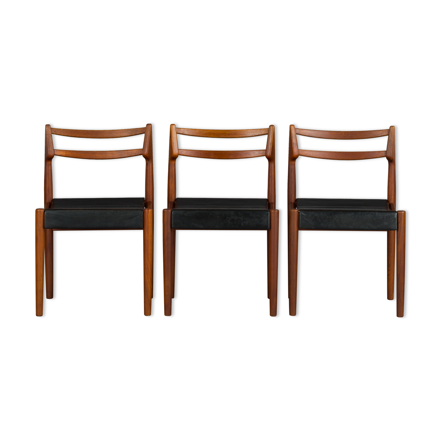 Mid-century Danish teak chairs from the 1960s