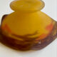 Glass footed coupe Nuagé signed by Muller Frères Lunéville.