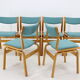 1960s Set of 6 Bentwood Dining Chairs, Denmark