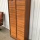 Oak notary curtain cabinet 1950