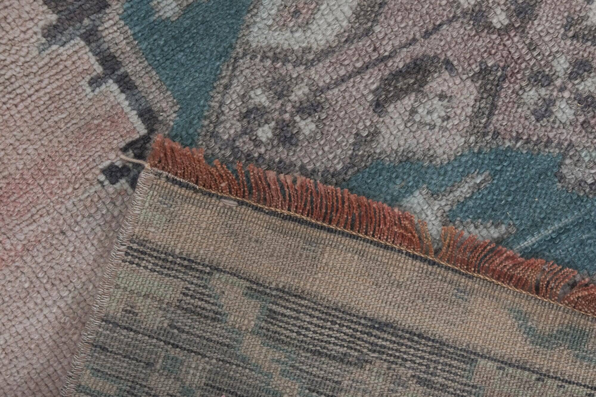 Vintage Turkish hallway rug 93x614 cm